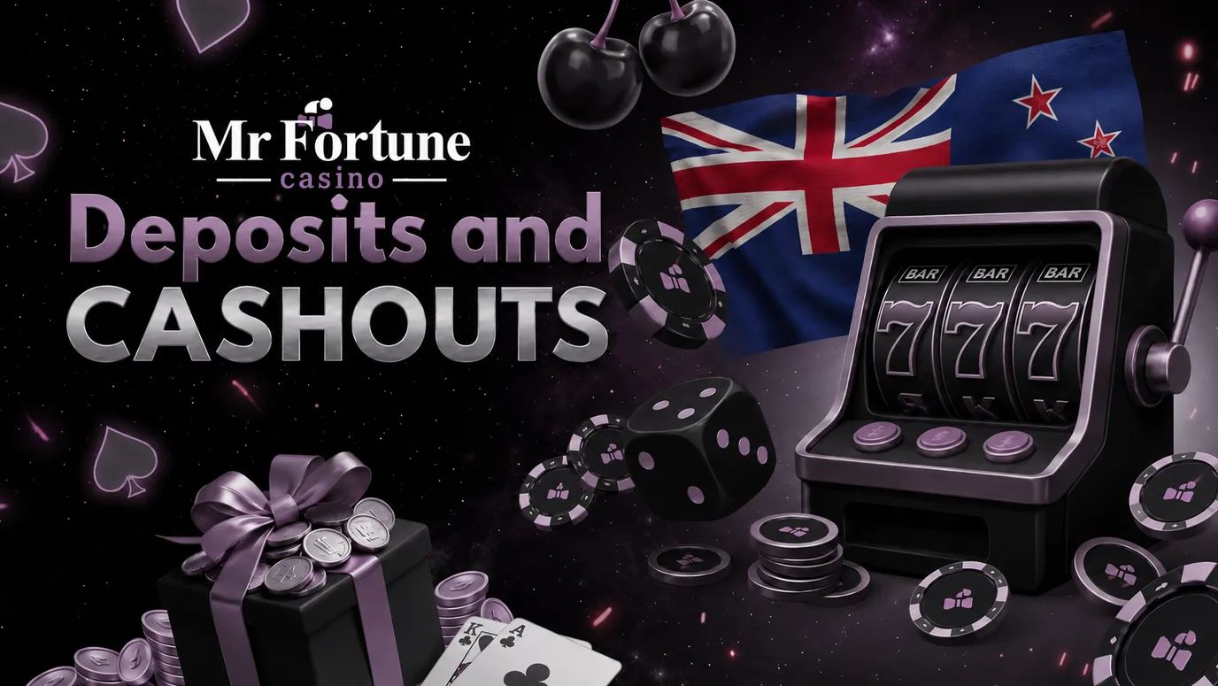 Deposits and cashouts at Mr Fortune for NZ players